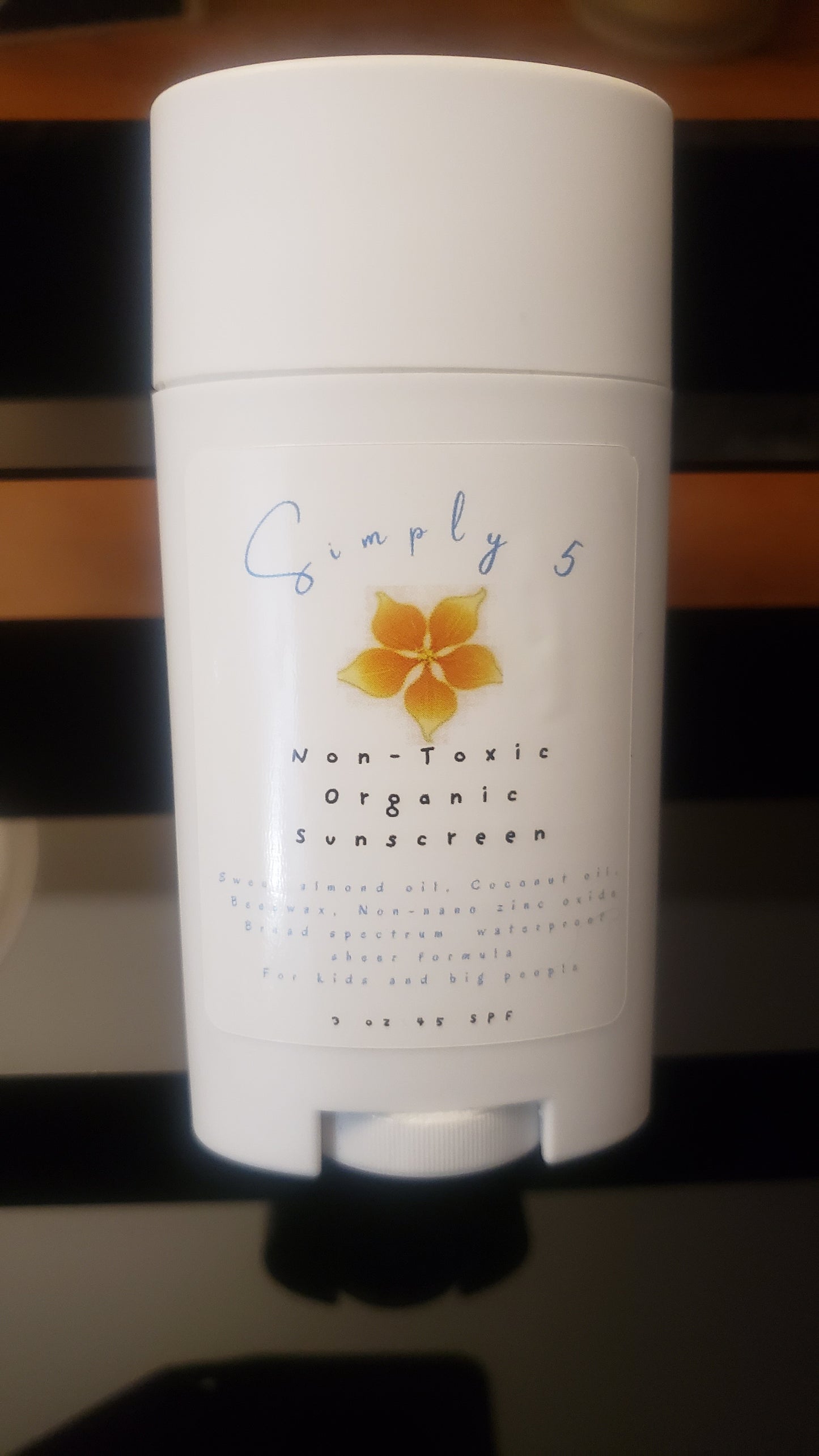 Simply 5 Non-Toxic Organic Sunscreen
