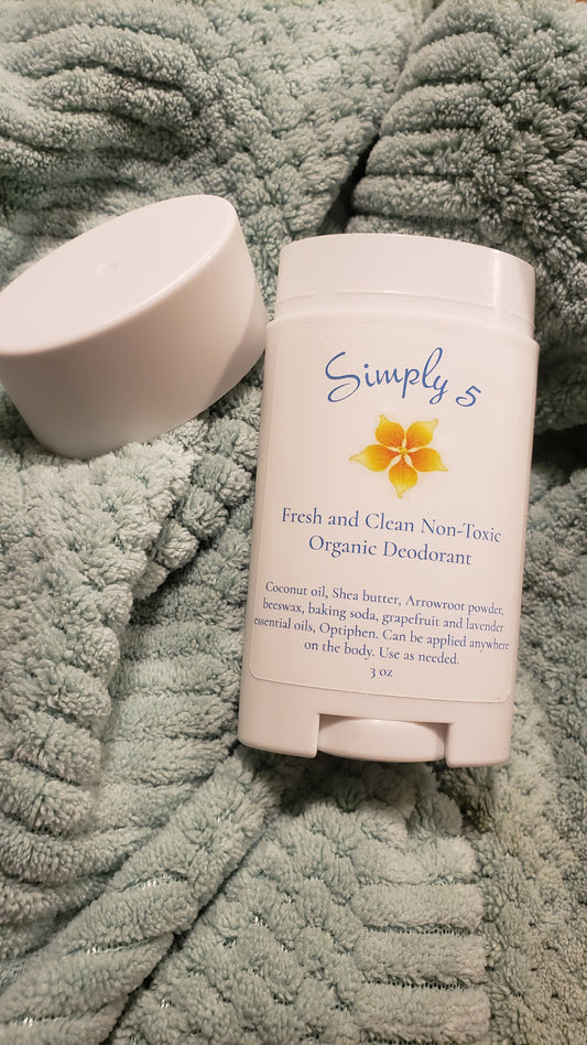 Simply 5 Fresh and Clean Organic Deodorant